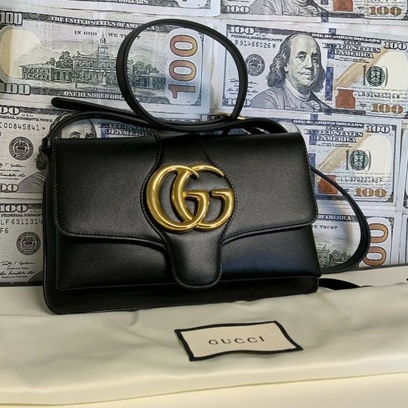 Gucci Handbags - Gucci Arli Small Shoulder Bag 550129 Black